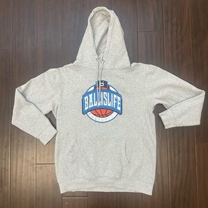 Ballislife Basketball Grey Hoodie